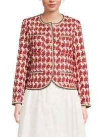 WDNY Tweed Button Front Jacket at Saks Fifth Avenue