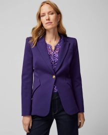 WHBM Luxe Stretch Editor Blazer White House Black Market at White House Black Market