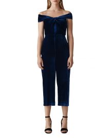 WHISTLES CONTANZA VELVET JUMPSUIT at Bloomingdales