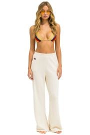 WIDE LEG POCKET SWEATPANTS - VINTAGE WHITE Aviator Nation at Aviator Nation