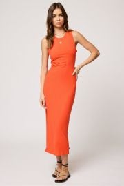 WIDE RIB HIGH NECK MAXI DRESS STILLWATER at Still Water