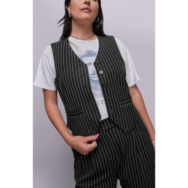 WILDFANG The Empower Pinstripe Vest at Nordstrom
