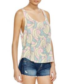 WILDFOX Banana Print Tank at Bloomingdales