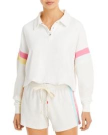 WILDFOX Candy Stripe Miami Polo Shirt   Bloomingdales at Bloomingdales