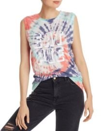 WILDFOX Eat Pie Tie-Dye Vintage Muscle Tank    Bloomingdales at Bloomingdales