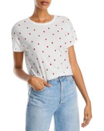 WILDFOX Love Sick Chrissy Heart Print Tee Bloomingdales at Bloomingdales