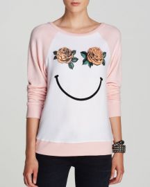 WILDFOX Pullover - Happy Roses at Bloomingdales