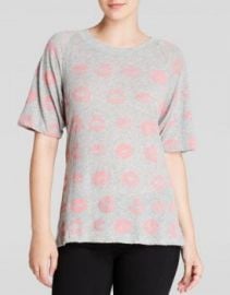 WILDFOX Tee - Allover Lips at Bloomingdales