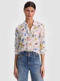 WILLA SILK BLOUSE at Alice + Olivia
