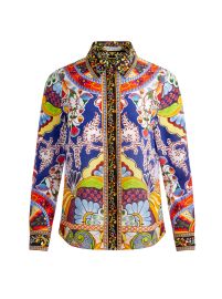 WILLA SILK BLOUSE in ON THE ROAD ALICE OLIVIA at Alice + Olivia