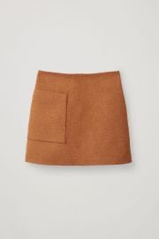 WOOL MINI SKIRT at Cos