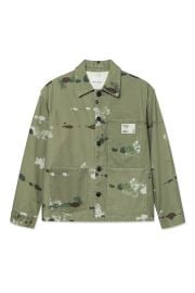 WWStefan Worker Jacket in camo drops nature cotton WoodWood at Wood Wood