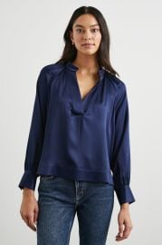 WYNNA TOP - NAVY Rails at Rails