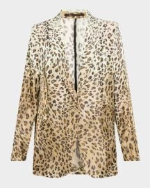 Wacks Ombre Leopard-Print Jacket at Neiman Marcus