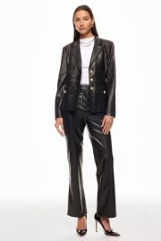 Waist Detail Faux Leather Jacket by Derek Lam Collective Rent the Runway at Rent the Runway