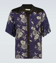 Wales Bonner - Highlife floral bowling shirt at Mytheresa