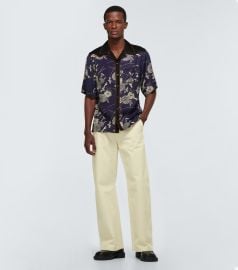 Wales Bonner - Highlife floral bowling shirt at Mytheresa