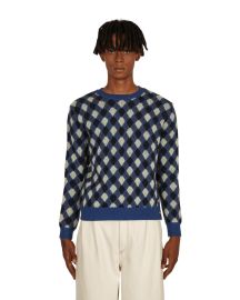 Wales Bonner Argyle Sweater at ssense