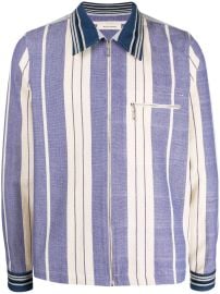 Wales Bonner Atlantic Striped Zipped Jacket - at Farfetch