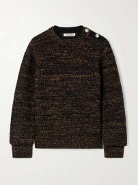 Wales Bonner Chord crystal embellished knitted sweater at Net a Porter