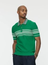 Wales Bonner Dawn Knit Polo at Union