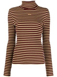 Wales Bonner Striped Roll Neck Sweater - at Farfetch