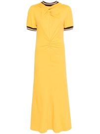 Wales Bonner Wing logo-embroidered Dress Yellow at Farfetch
