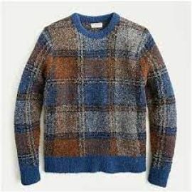 Wallace Barnes at J Crew Brushed Check Sweater at J. Crew