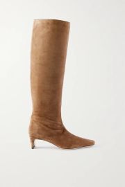 Wally Suede Knee Boots by Staud at Net A Porter