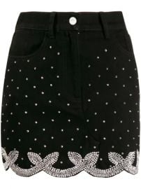 Wandering Crystal Embellished Mini Skirt  - Farfetch at Farfetch