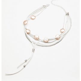 Wanted and Wild Leather Bolo Necklace by Free People at Free People