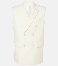 Wardrobe NYC Double breasted wool vest at Mytheresa