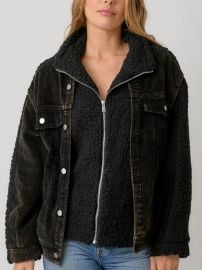 Washed Corduroy Sherpa Jacket at Out on a Limb