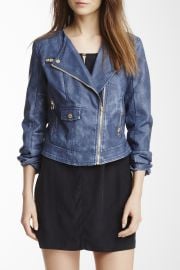 Washed Faux Leather Moto Jacket at Nordstrom Rack