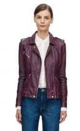 Washed Leather Jacket at Rebecca Taylor