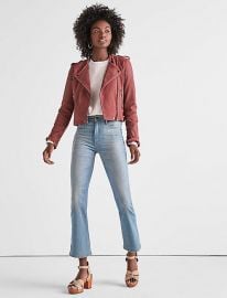 Washed Leather Moto Jacket Lucky Brand at Lucky Brand