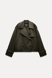 Water Repellent Crop Trench Zw Collection at Zara