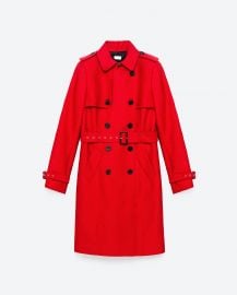 WornOnTV: Polly’s red trench coat on Riverdale | Tiera Skovbye ...