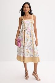 Watercolor Midi Dress by Badgley Mischka Rent the Runway at Rent the Runway