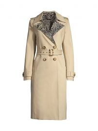 Watson Leopard-Print Trench Coat by Elie Tahari at Saks Fifth Avenue