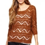 Wave knit sweater from JCP at JC Penney