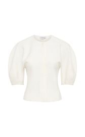 Waverly Top in Ivory Recycled Wool Gabriela Hearst at Gabriela Hearst