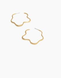 Wavy Hoop Earrings at Madewell