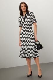 Wavy Stripe Knit Dress by Derek Lam Collective for 45 Rent the Runway at Rent the Runway