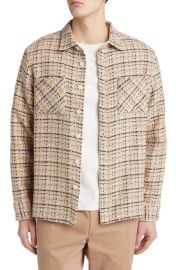 Wax London Whiting Marine Beatnik Button-Up Overshirt at Nordstrom