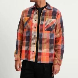Wax London Whiting Pike Check Overshirt at END.