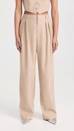 Wayf Dolly Pleated Trousers at Shopbop