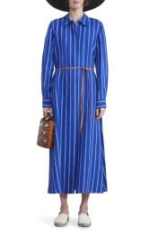 Waylon Harbor Stripe Shirtdress by Lafayette 148 New York at Nordstrom