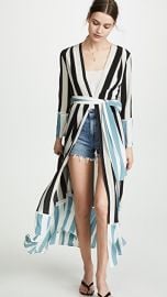 We Are Leone Contrast Maxi Cardigan at Shopbop