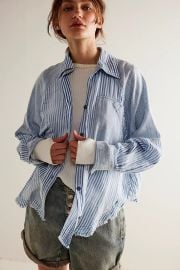 We The Free Indigo Skies Stripe Shirt at Free People